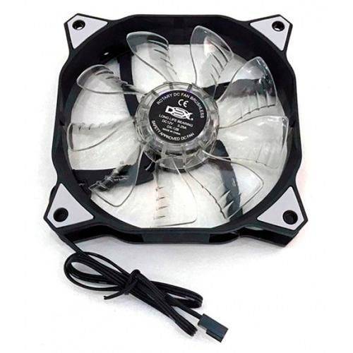 Tamanhos, Medidas e Dimensões do produto Cooler Fan 120mm C/ 4 Led Branco - Dx-12b