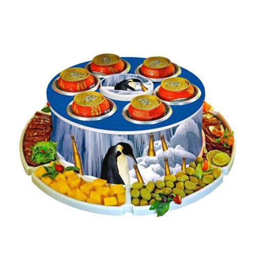 Tamanhos, Medidas e Dimensões do produto Cooler 3g Pinguim + Petisqueira Giratória