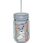 Tamanhos, Medidas e Dimensões do produto Copo Jarra Acrílico HB Tom And Jerry Mad Face Cat Fd 550ml
