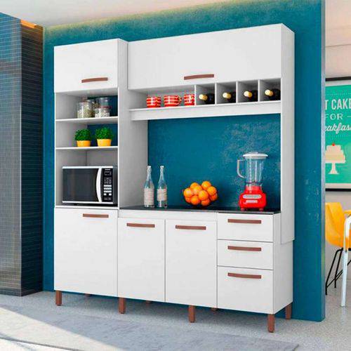 Tamanhos, Medidas e Dimensões do produto Cozinha Compacta Cacau K110 – Albatroz Branco