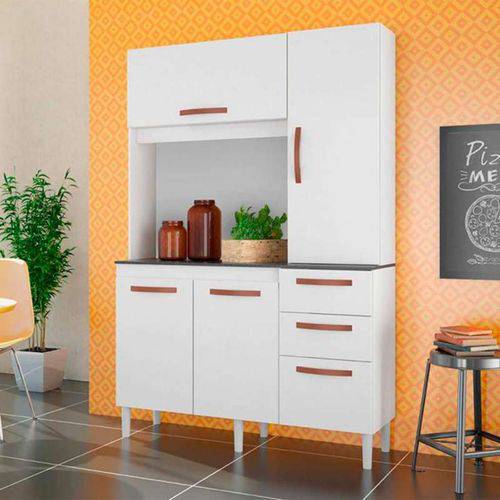 Tamanhos, Medidas e Dimensões do produto Cozinha Compacta Noz K100 – Albatroz Branco