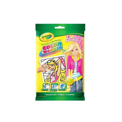 Tamanhos, Medidas e Dimensões do produto Crayola - Color Wonder Mini Barbie 3 Canetas