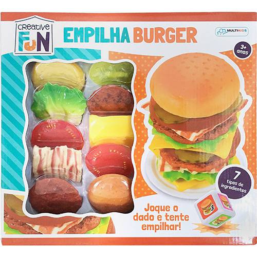 Tamanhos, Medidas e Dimensões do produto Creative Fun Empilha Burger