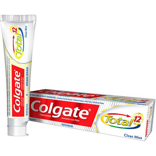 Tamanhos, Medidas e Dimensões do produto Creme Dental Colgate Total 12 Clean Mint 180G