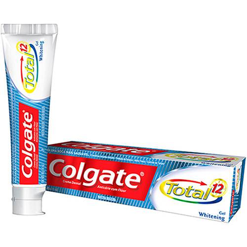 Tamanhos, Medidas e Dimensões do produto Creme Dental Colgate Total 12 Whitening Gel 180G