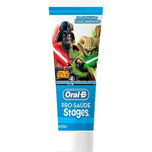 Tamanhos, Medidas e Dimensões do produto Creme Dental Oral-B Stages Star Wars 75ml