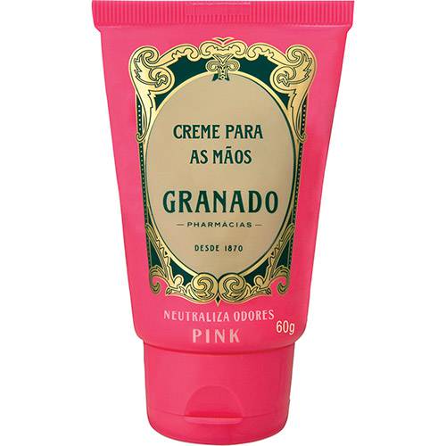 Tamanhos, Medidas e Dimensões do produto Creme Granado para as Mãos Pink 60g