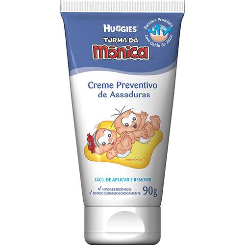 Tamanhos, Medidas e Dimensões do produto Creme Preventivo de Assaduras - 90g - Huggies Turma da Mônica