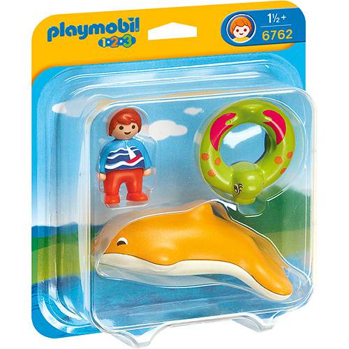 Tamanhos, Medidas e Dimensões do produto Criança com Golfinho - Playmobil