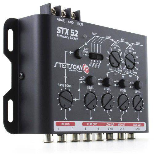 Tamanhos, Medidas e Dimensões do produto Crossover Stetsom Stx52 - 4 Vias - Frequency Locked