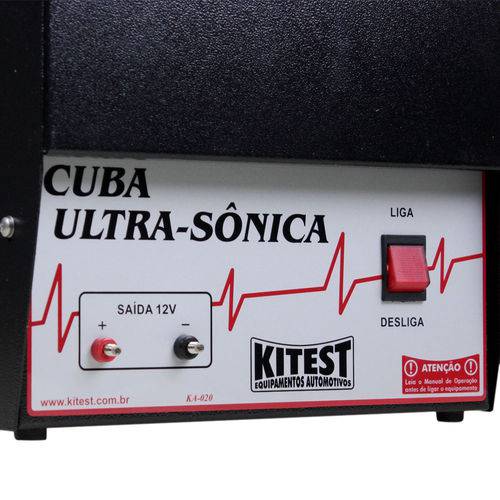 Tamanhos, Medidas e Dimensões do produto Cuba Ultrassônica de 3 Litros Temporizada com Saída 12 Volts Kitest-Ka020
