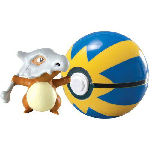 Tamanhos, Medidas e Dimensões do produto Cubone + Pokebola Quick Ball Pokémon Tomy