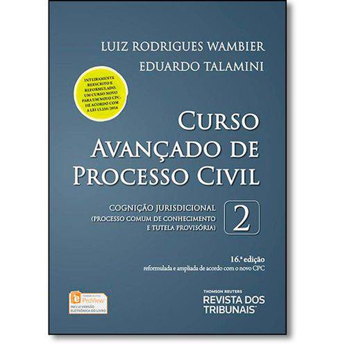Tamanhos, Medidas e Dimensões do produto Curso Avançado de Processo Civil, V.2