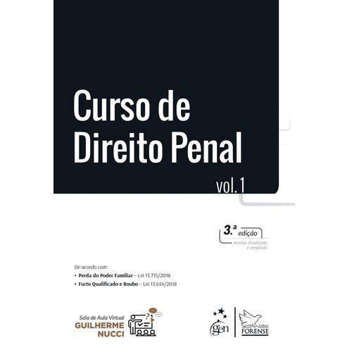 Tamanhos, Medidas e Dimensões do produto Curso de Direito Penal - Vol. 1