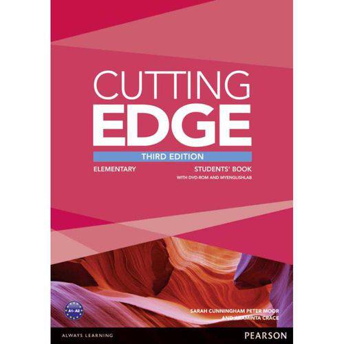 Tamanhos, Medidas e Dimensões do produto Cutting Edge Elem Sb W/ Dvd Mylab 3e