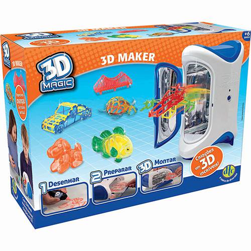 Tamanhos, Medidas e Dimensões do produto 3D Magic - 3D Maker - Dtc