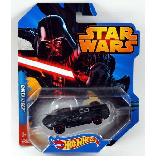 Tamanhos, Medidas e Dimensões do produto Darth Vader Hot Wheel StarWars Disney