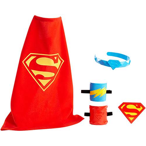Tamanhos, Medidas e Dimensões do produto Dc Super Hero Girls - Acessórios Supergirl - Mattel