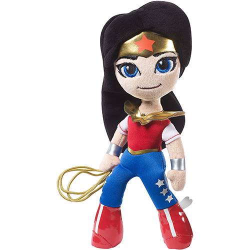 Tamanhos, Medidas e Dimensões do produto Dc Super Hero Girls Pelúcias Wonder Man Dwh55/Dwh56 - Mattel