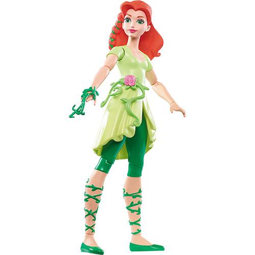 Tamanhos, Medidas e Dimensões do produto Dc Super Hero Girls - Sortimento Figuras de Ação Dmm32 Poison Ivy Dmm38 - Mattel