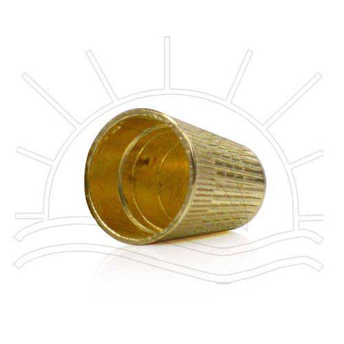Tamanhos, Medidas e Dimensões do produto Dedal Quilt de Metal Dourado Patchruler Nº10