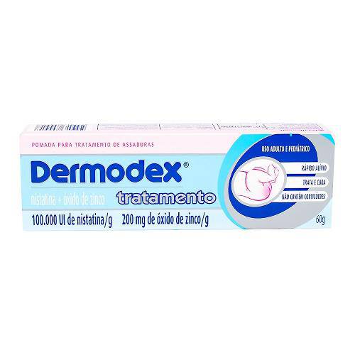 Tamanhos, Medidas e Dimensões do produto Dermodex Tratamento Pomada 60g
