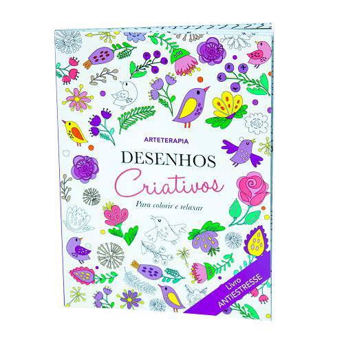 Tamanhos, Medidas e Dimensões do produto Desenhos Criativos - para Colorir e Relaxar - Brochura - Ciranda Cultural