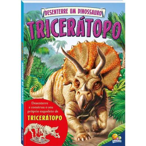Tamanhos, Medidas e Dimensões do produto Desenterre um Dinossauro - Triceratopo