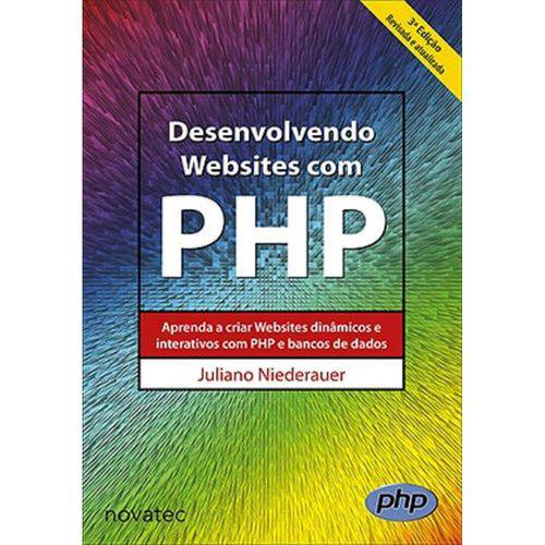 Tamanhos, Medidas e Dimensões do produto Desenvolvendo Websites com Php - Novatec