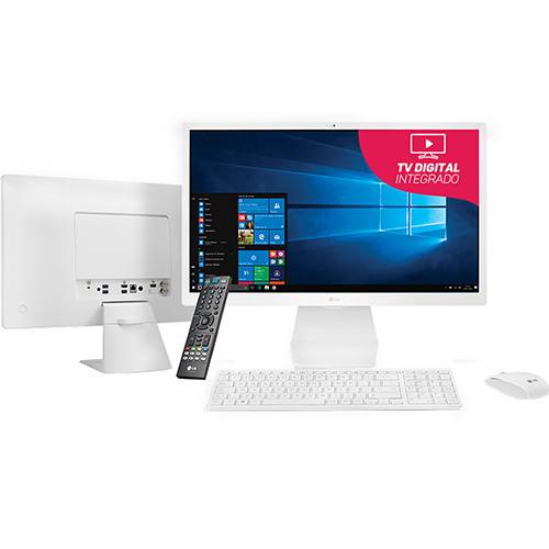 Tamanhos, Medidas e Dimensões do produto Desktop AIO 24V570-C.BJ31P1 Intel Core 7 I5 4GB 1TB LED 23,8 Windows 10 com TV Digital - LG