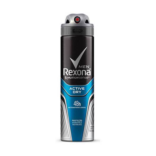 Tamanhos, Medidas e Dimensões do produto Desodorante Aerosol Rexona Men Active Dry 150ml(12 Unidades)