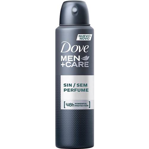 Tamanhos, Medidas e Dimensões do produto Desodorante Antitranspirante Aerosol Dove Men+Care Sem Perfume 150ml
