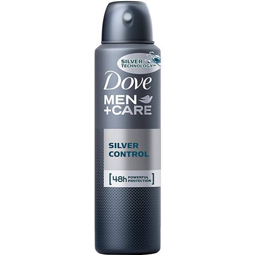 Tamanhos, Medidas e Dimensões do produto Desodorante Antitranspirante Aerosol Dove Men+Care Silver Control 150ml