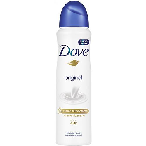Tamanhos, Medidas e Dimensões do produto Desodorante Antitranspirante Aerosol Dove Original 150ml