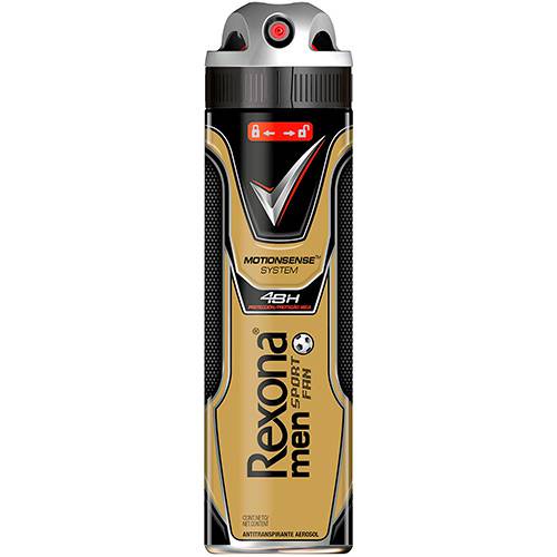 Tamanhos, Medidas e Dimensões do produto Desodorante Antitranspirante Aerosol Rexona Men Sportfan 150ml