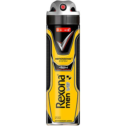Tamanhos, Medidas e Dimensões do produto Desodorante Antitranspirante Aerosol Rexona Men V8 150ml