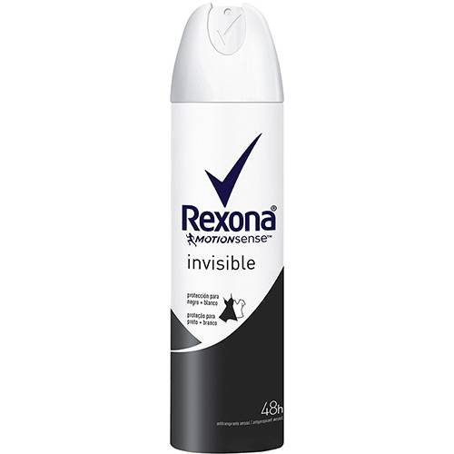 Tamanhos, Medidas e Dimensões do produto Desodorante Antitranspirante Aerosol Rexona Women Invisible 179ml