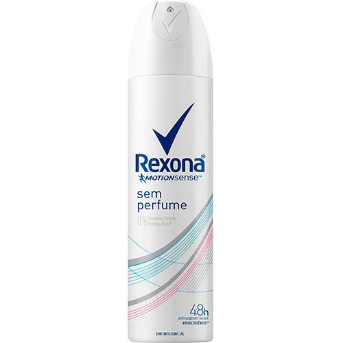 Tamanhos, Medidas e Dimensões do produto Desodorante Antitranspirante Aerosol Rexona Women Sem Perfume 150ml