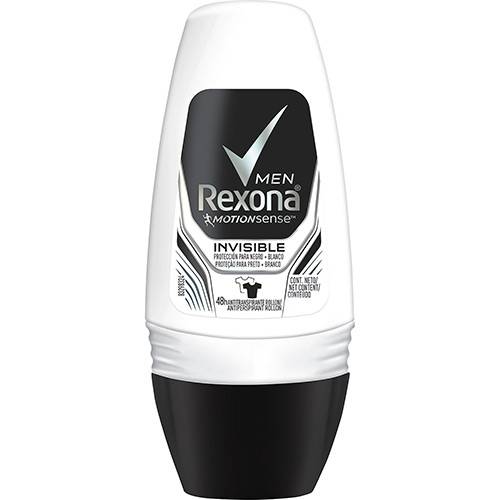 Tamanhos, Medidas e Dimensões do produto Desodorante Antitranspirante Roll On Rexona Men Invisible 50ml