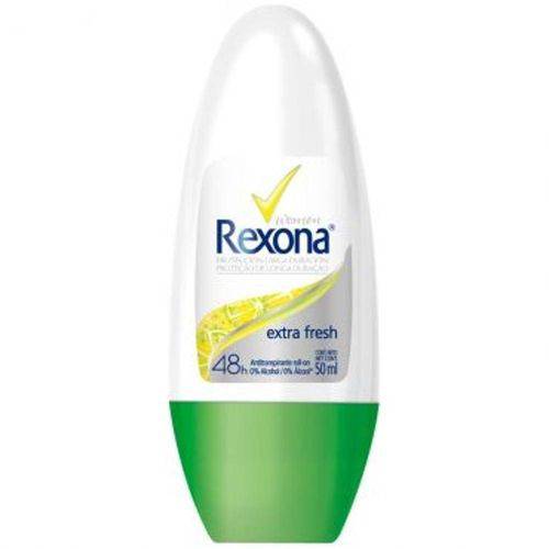 Tamanhos, Medidas e Dimensões do produto Desodorante Antitranspirante Roll On Rexona Women Extra Fresh 50ml