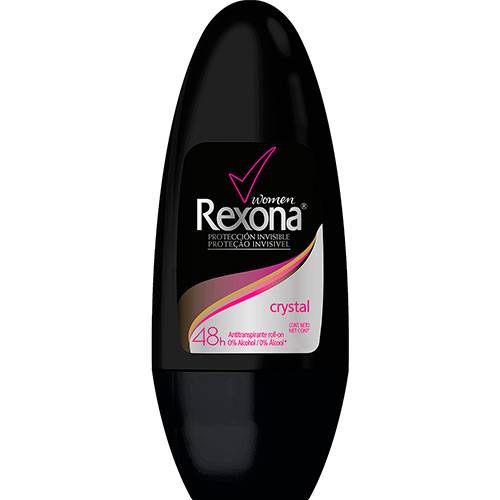 Tamanhos, Medidas e Dimensões do produto Desodorante Antitranspirante Roll On Rexona Women Invisible 50ml
