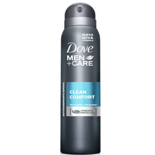 Tamanhos, Medidas e Dimensões do produto Desodorante Dove Men Care Aerosol Clean Comfort Masculino 89g