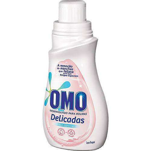 Tamanhos, Medidas e Dimensões do produto Detergente Líquido Omo Roupas Delicadas 500ml