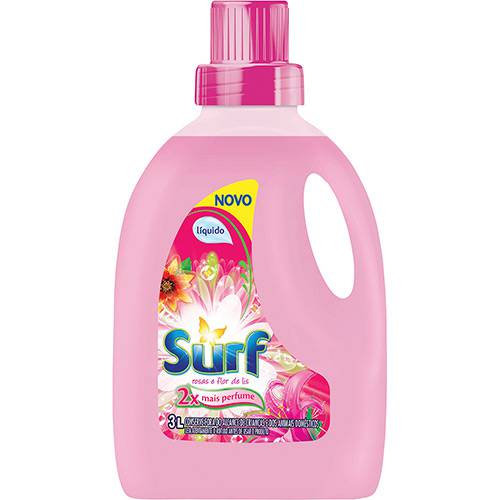 Tamanhos, Medidas e Dimensões do produto Detergente Líquido Surf Rosas e Flor de Lis 3l
