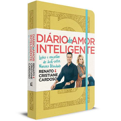 Tamanhos, Medidas e Dimensões do produto Diário do Amor Inteligente - Renato e Cristiane Cardoso - Capa Amarela