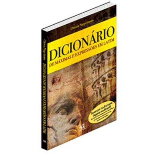 Tamanhos, Medidas e Dimensões do produto Dicionário de Máximas e Expressões em Latim