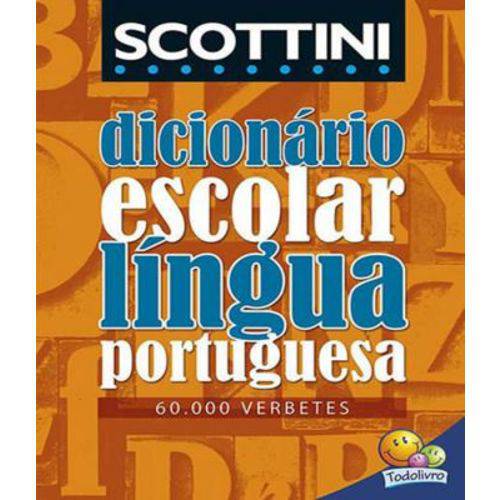 Tamanhos, Medidas e Dimensões do produto Dicionario Escolar da Lingua Portuguesa - 60.000 Verbetes