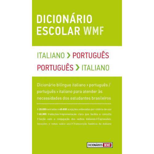 Tamanhos, Medidas e Dimensões do produto Dicionario Escolar Wmf - Italiano Portugues - Portugues Italiano