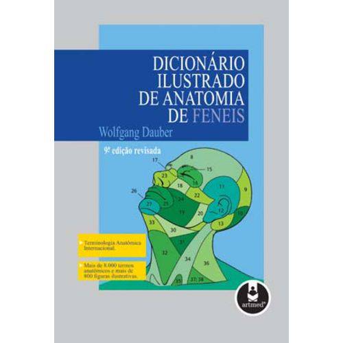 Tamanhos, Medidas e Dimensões do produto Dicionario Ilustrado de Anatomia de Feneis - 09 Ed