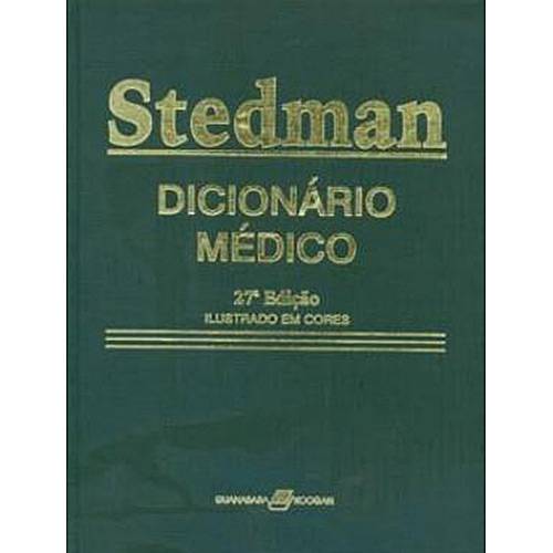 Tamanhos, Medidas e Dimensões do produto Dicionario Medico Stedman - Inglês/Português